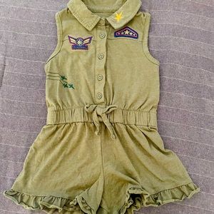 Disney toddler Captain Marvel flight suit Romper